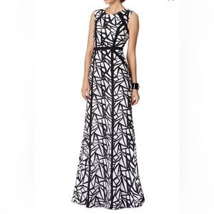 BCBGMaxAzria sketching gown